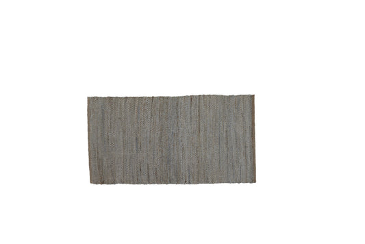 LENE BJERRE - Strissie tapijt 150x80 cm - grijs